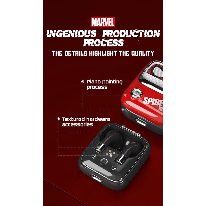100% Genuine Spider-Man & Iron Man Wireless Earphone